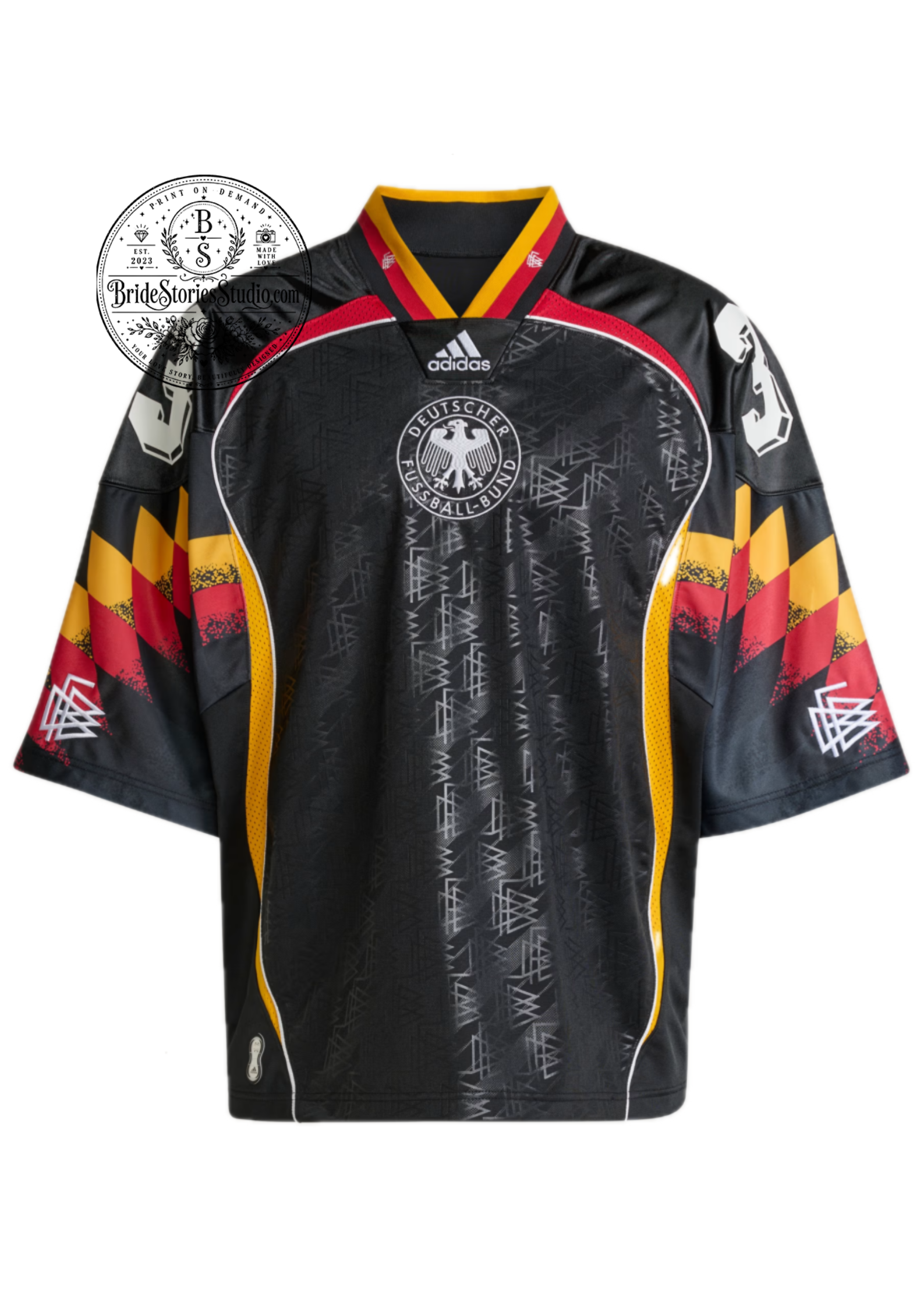 Germany Football Retro Jersey – Vintage Soccer Inspired Shirt