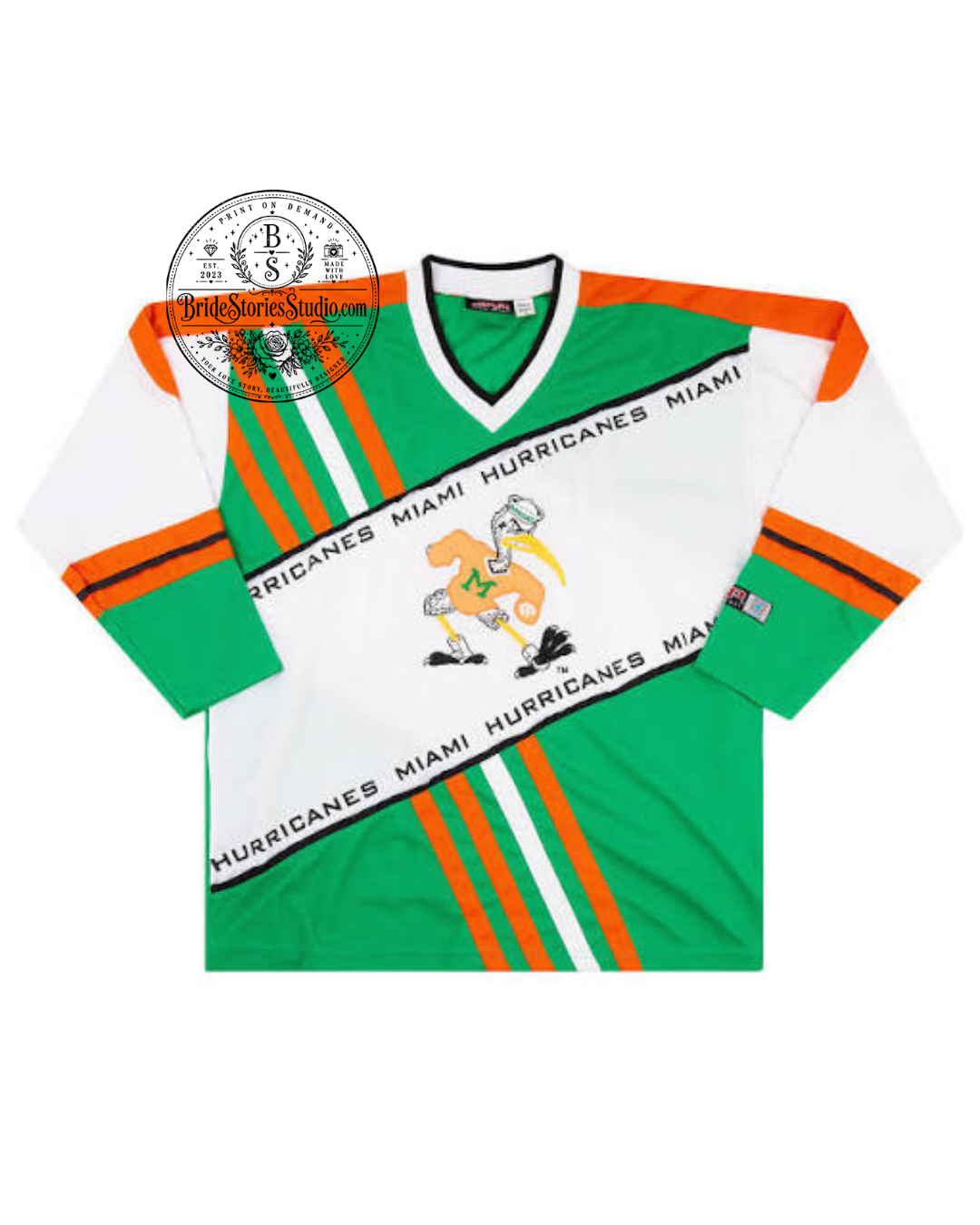 Miami Inspired Hockey Jersey – Retro Sports Style
