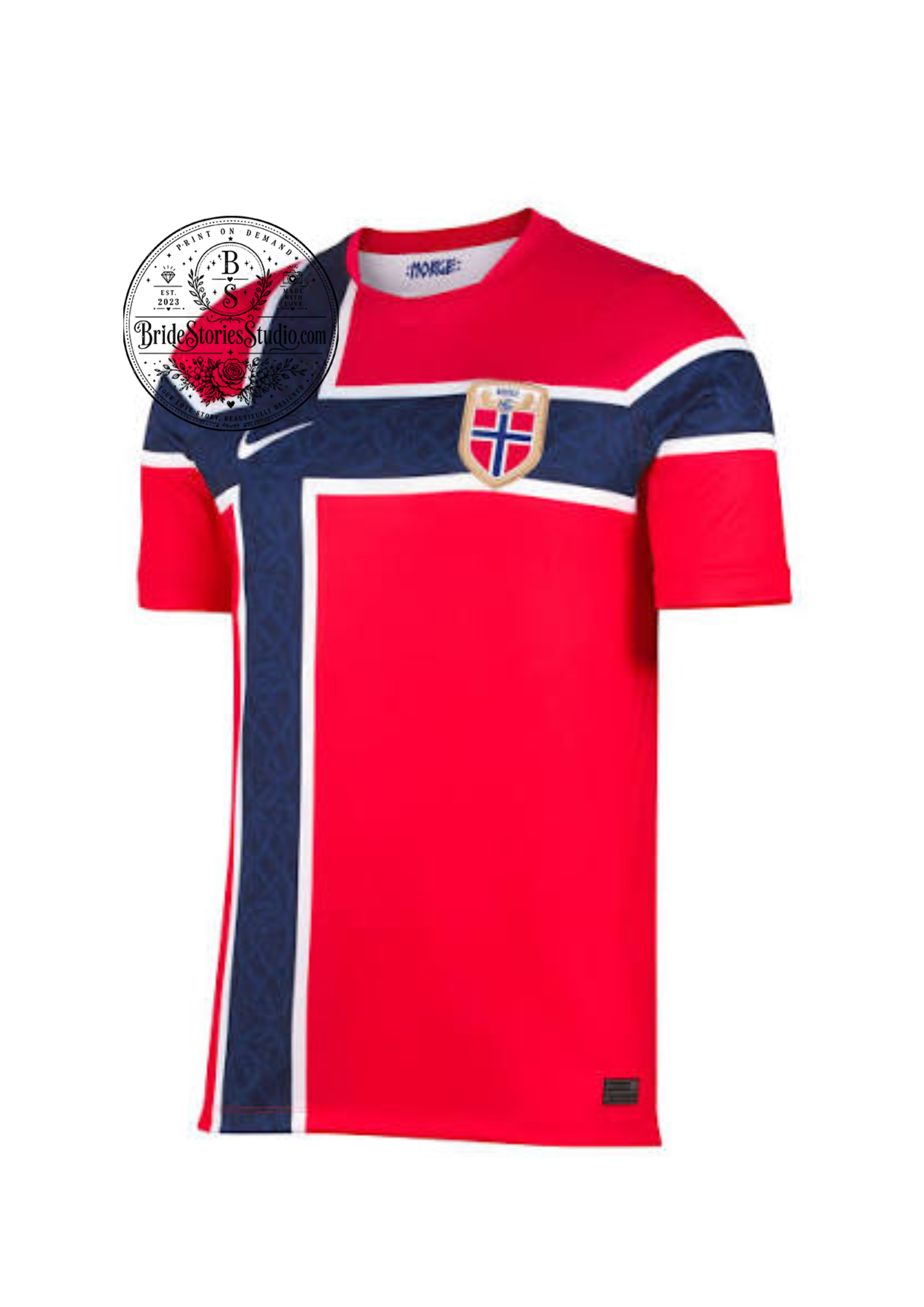 Norway Inspired Soccer Jersey – Nordic Football Style