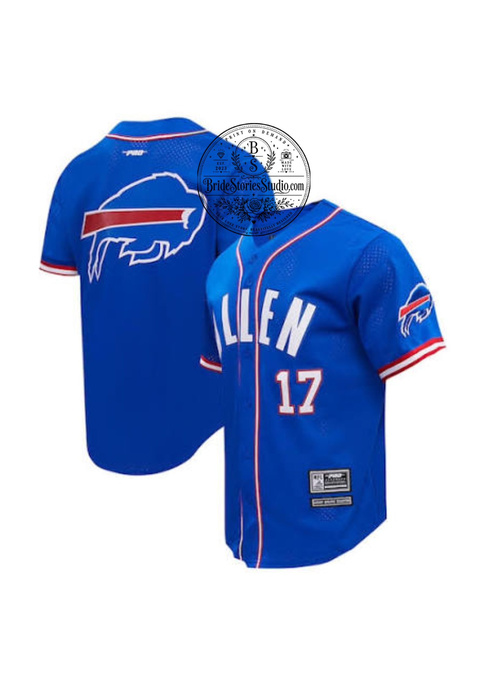 Buffalo Inspired Baseball Jersey – Retro Sports Style