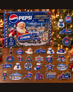 Pepsi Holiday Advent Calendar – 24 Days of Christmas Collectible Ornaments